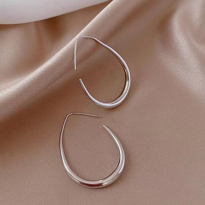 New Water Drop Hoop Earrings