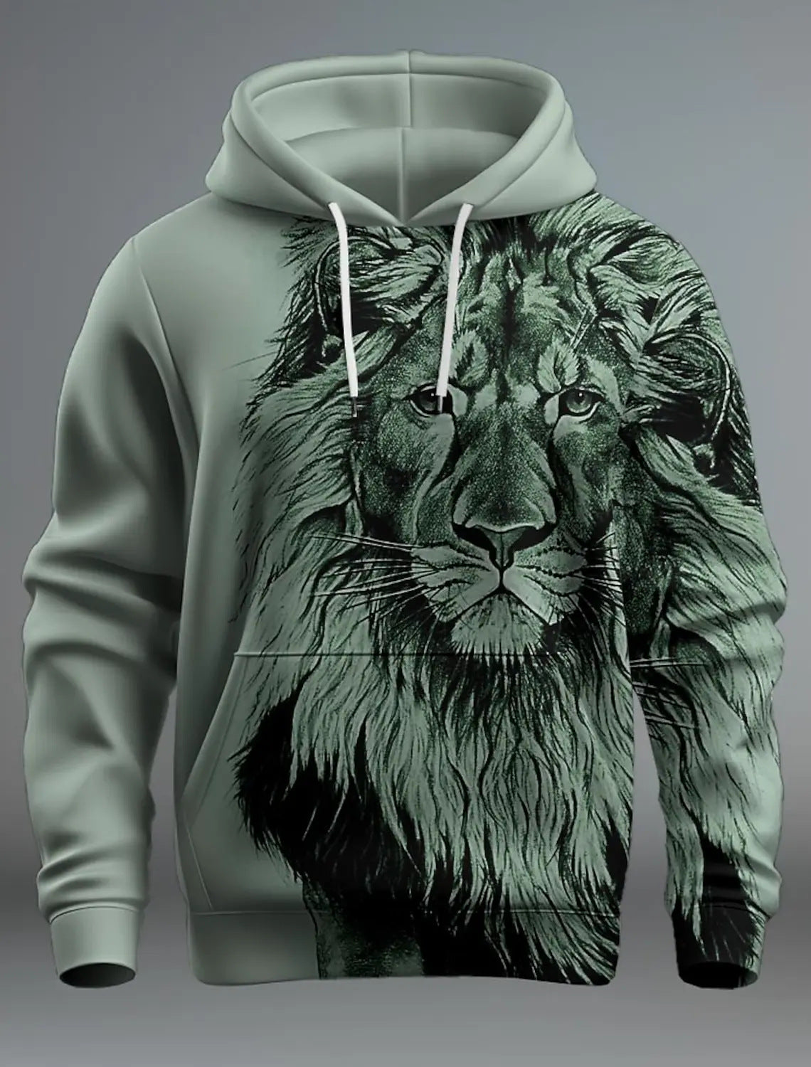 Lion's Head 3D Hoodie