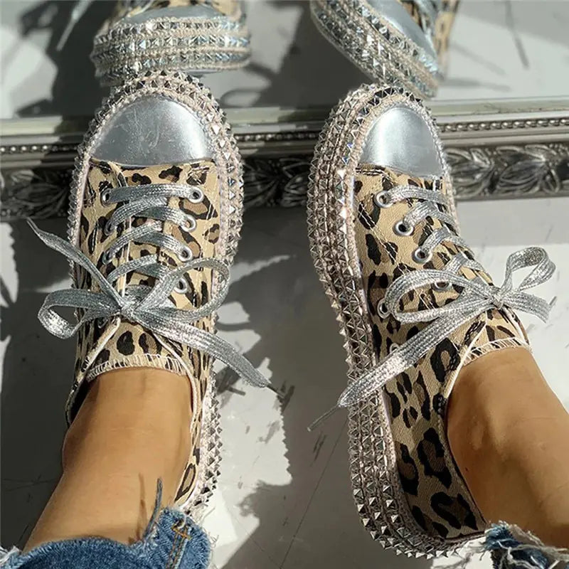 Women Sparkly Canvas Shoes