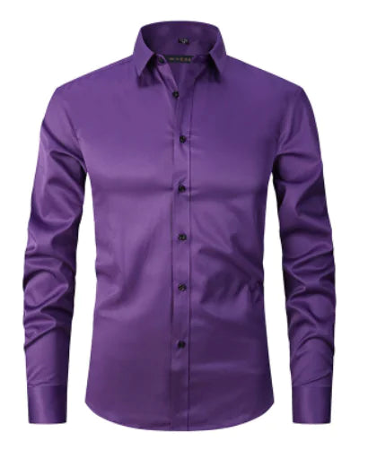 Anti-Wrinkle Men's Long Sleeve Shirt