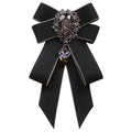 Rococo Handmade Ribbon Brooch Necktie 1 Bazaare Mart Rococo Handmade Ribbon Brooch Necktie