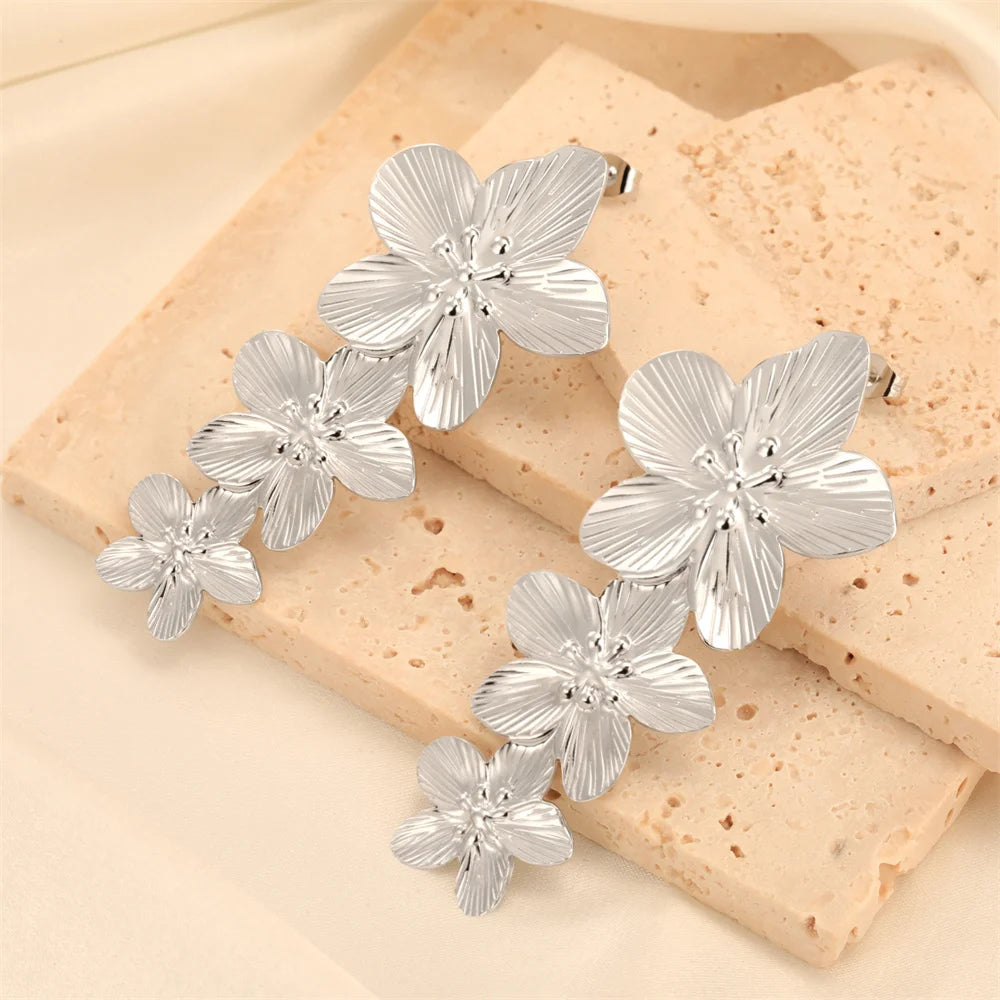 Big Flower Earrings