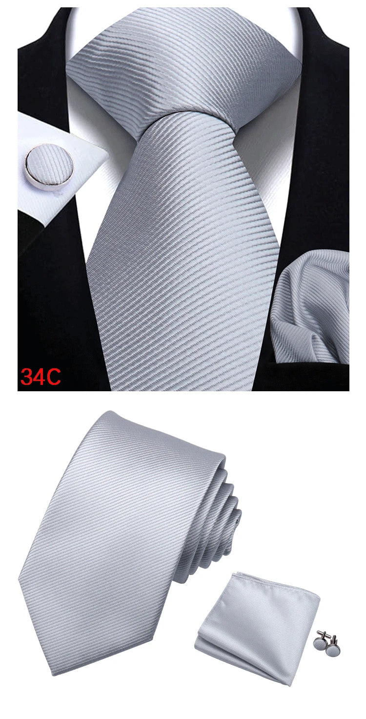Solid Color 4pc. Tie Set
