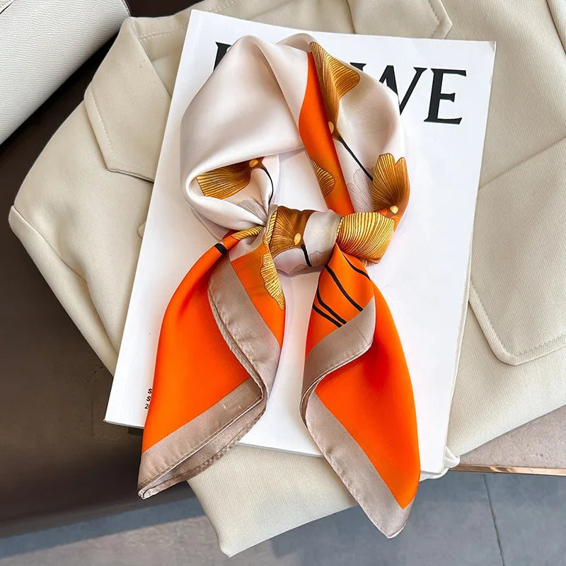 Pashmina Silk Scarf JNC506-02 70X70cm Bazaare Mart Silk Scarf