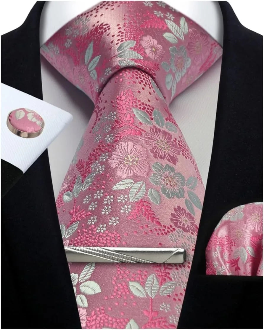 Silk Paisley 4pc Necktie Set