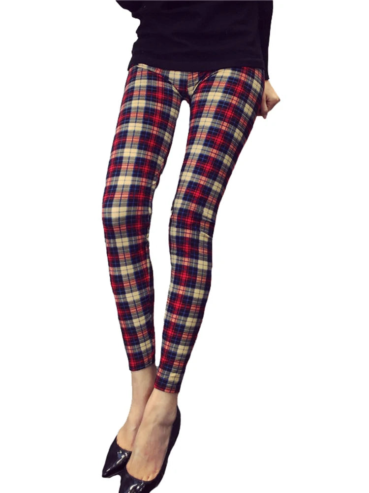 Women's Printed Leggings – Stretch Ankle-Length Fashion Leggings with Unique Pattern Designs Bazaare Mart Leggings