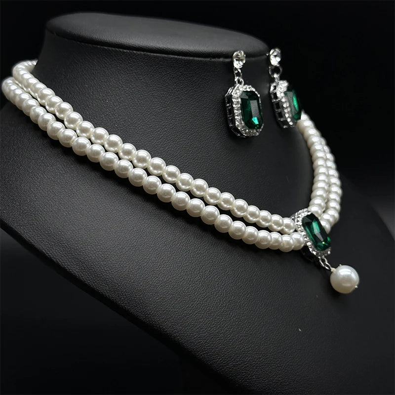 White Pearl Jewelry Sets Bazaare Mart White Pearl Jewelry Sets