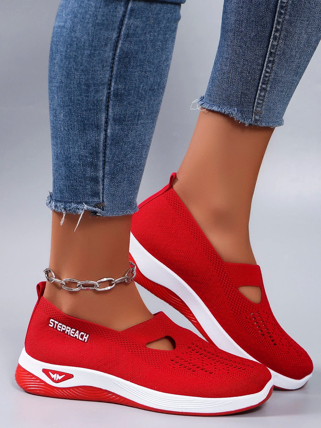 Breathable Mesh Mary Jane Style Sneakers