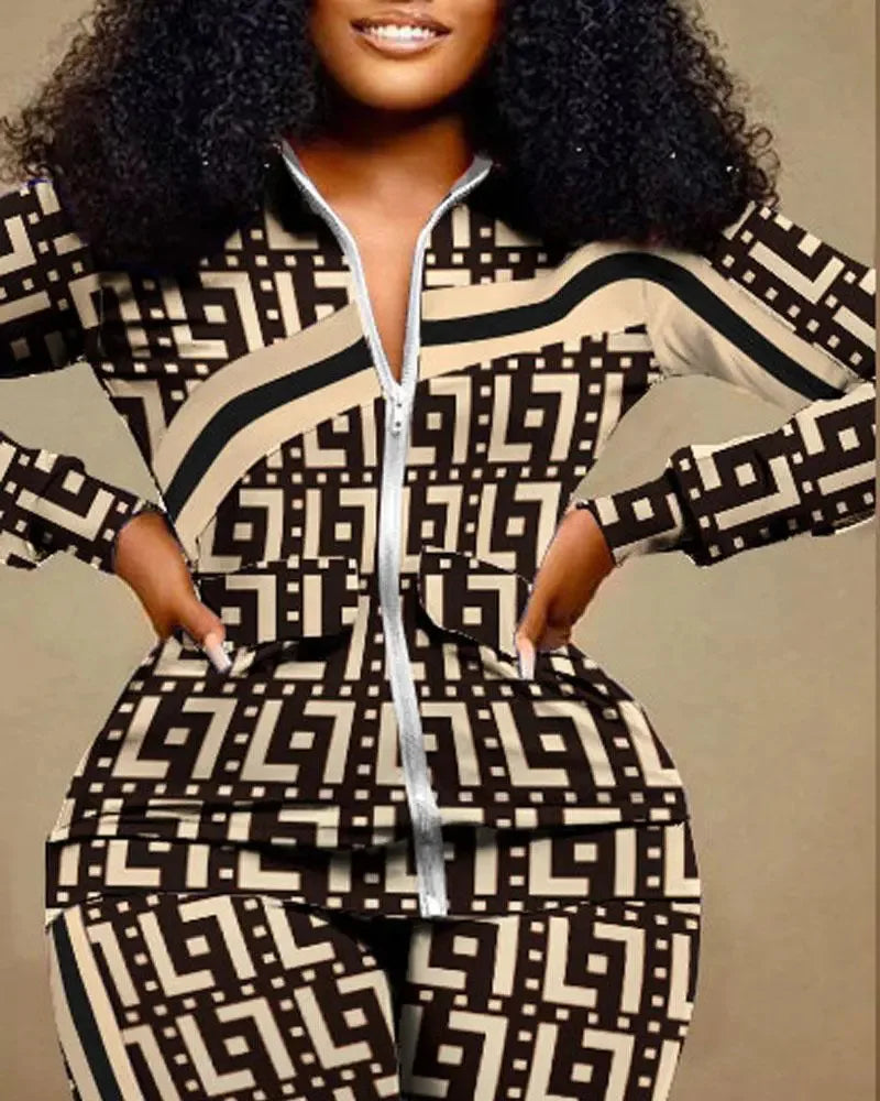 Light Weight Casual Printed Tracksuits