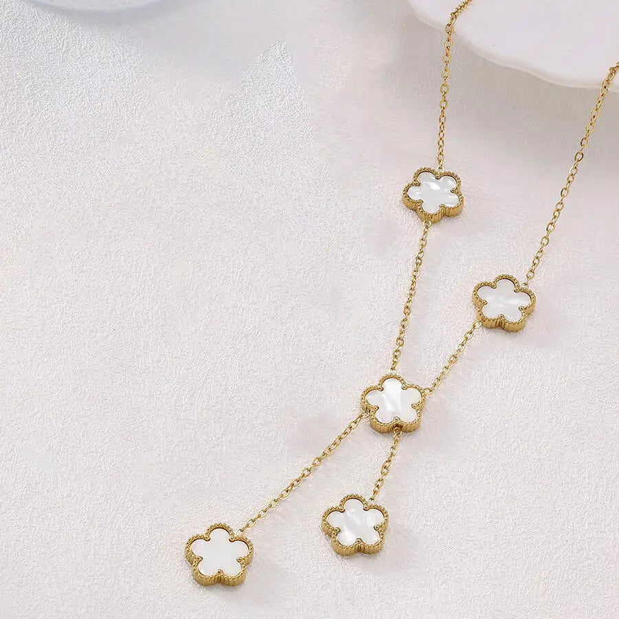 Stainless Steel Flower Jewelry