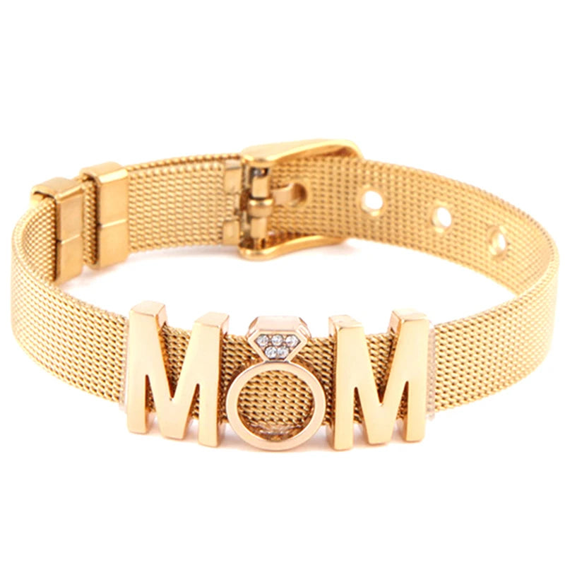 Nautical Stainless Steel Mesh Bracelet