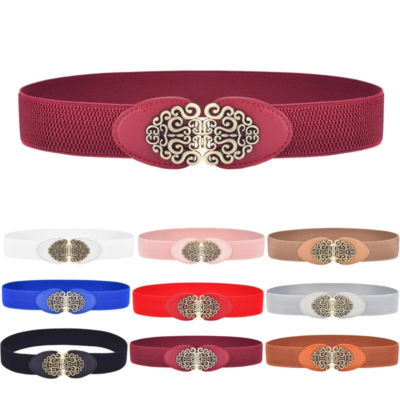 Women's Retro Stretch Belt Bazaare Mart Belt