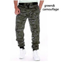 Camouflage Joggers Green Camo Bazaare Mart Men's Joggers