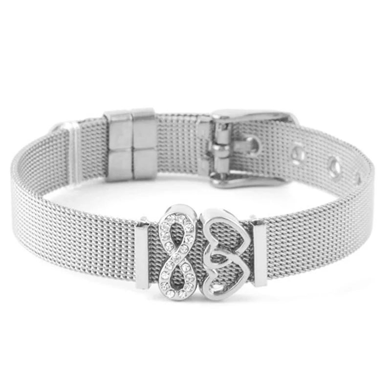 Nautical Stainless Steel Mesh Bracelet