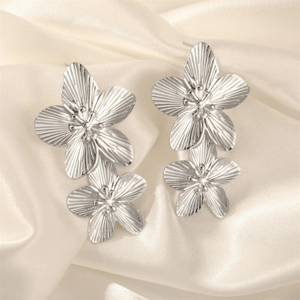 Big Flower Earrings