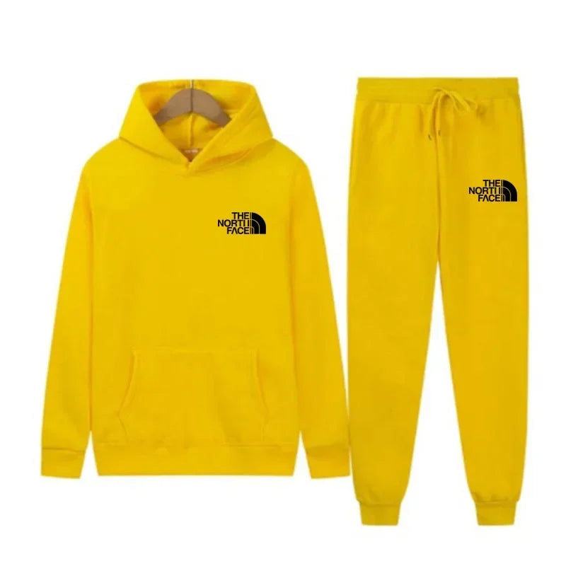 North Face Tracksuits Hoodie+Pants Set