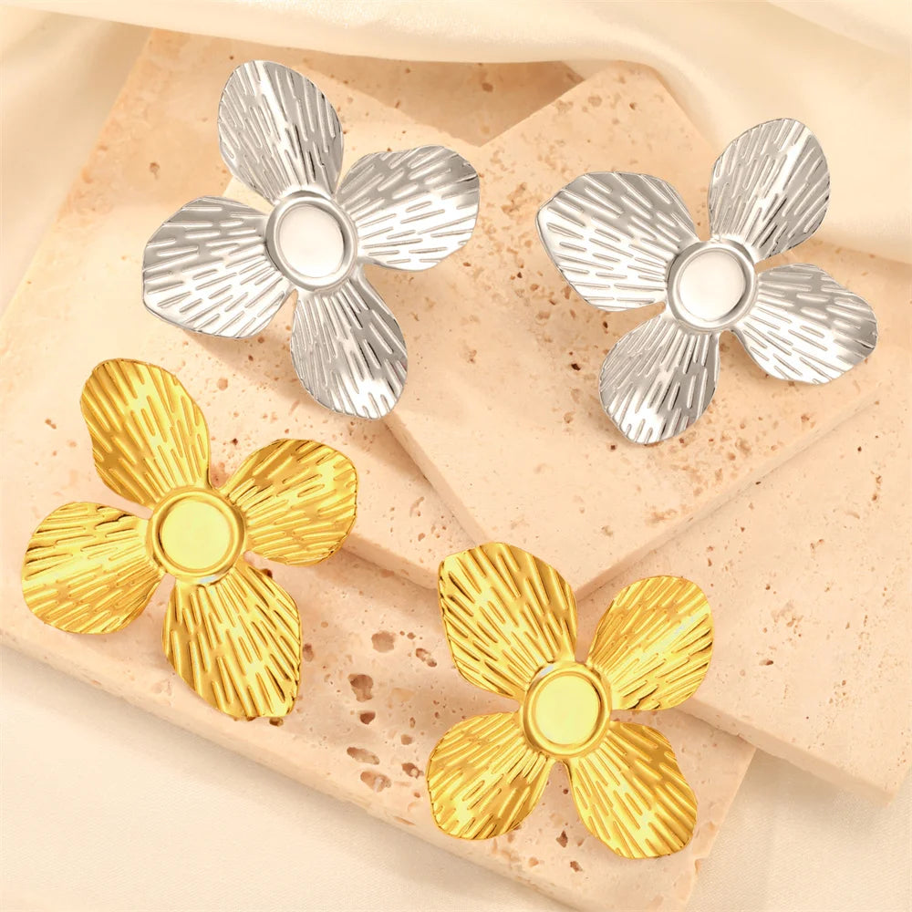 Big Flower Earrings