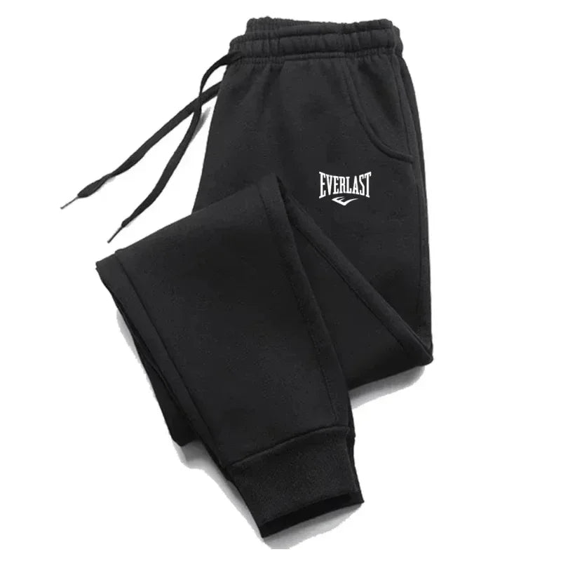 Unisex EVERLAST Jogger Sweatpants Black Bazaare Mart Sweatpants