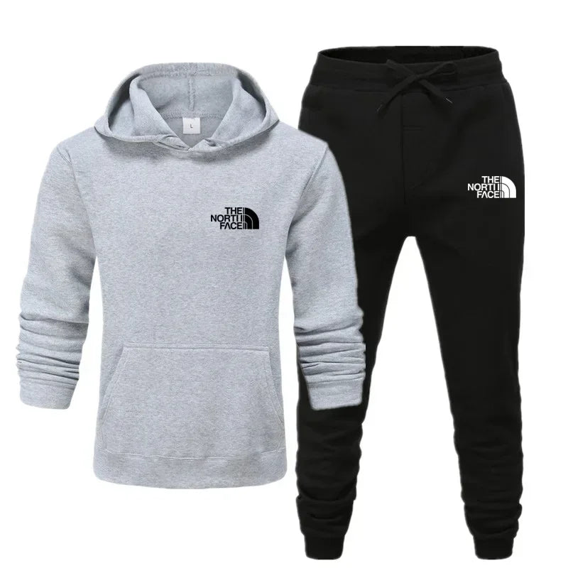 North Face Tracksuits Hoodie+Pants Set