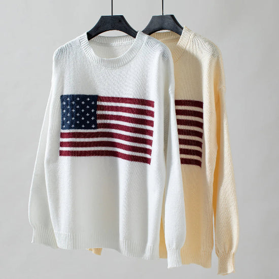 American Flag Sweater