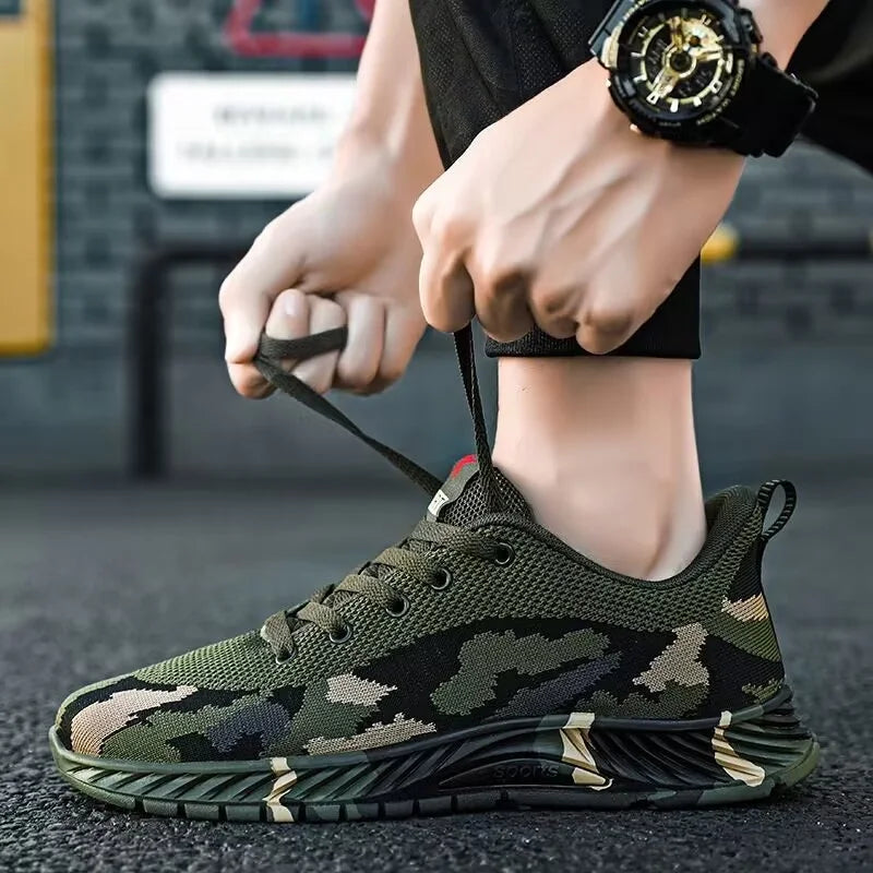 Men's Breathable Mesh Camouflage Sneakers