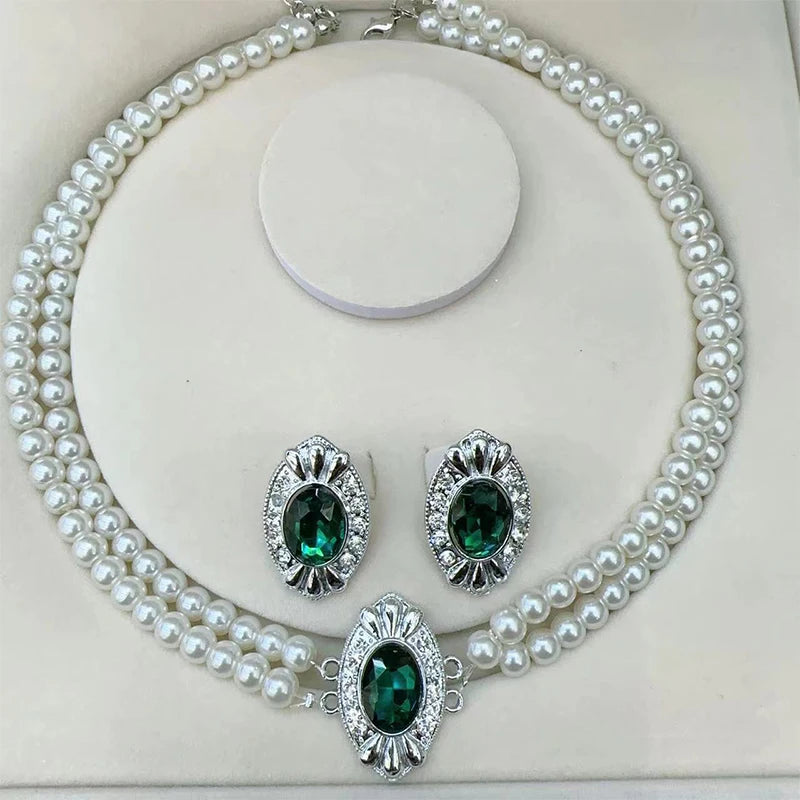 White Pearl Jewelry Sets Bazaare Mart White Pearl Jewelry Sets
