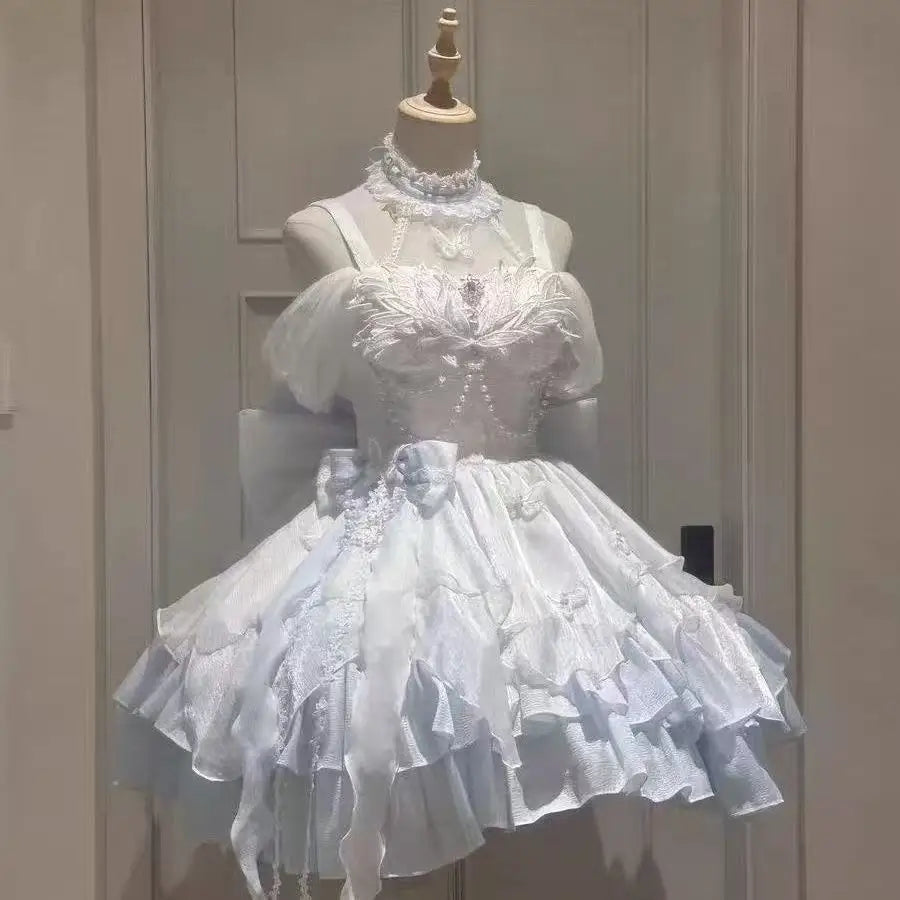 Lacy Vintage Mini Petticoat Dress