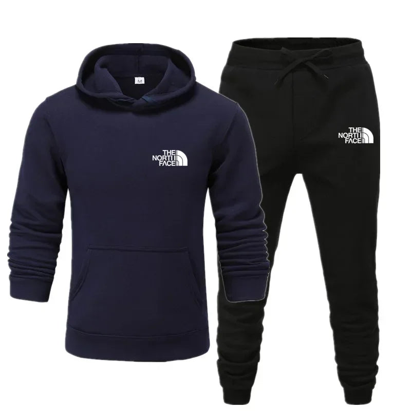North Face Tracksuits Hoodie+Pants Set
