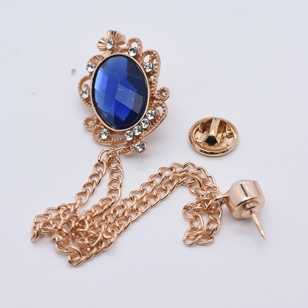Elegant Retro Velvet Crystal Double Bow Brooches Bazaare Mart Velvet Crystal Double Bow Brooches