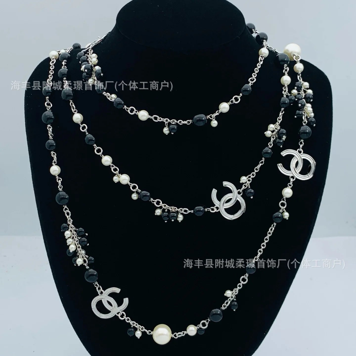 Long Chain Multi-Strand Necklace United States Rust Red Bazaare Mart Multi Strand Necklace