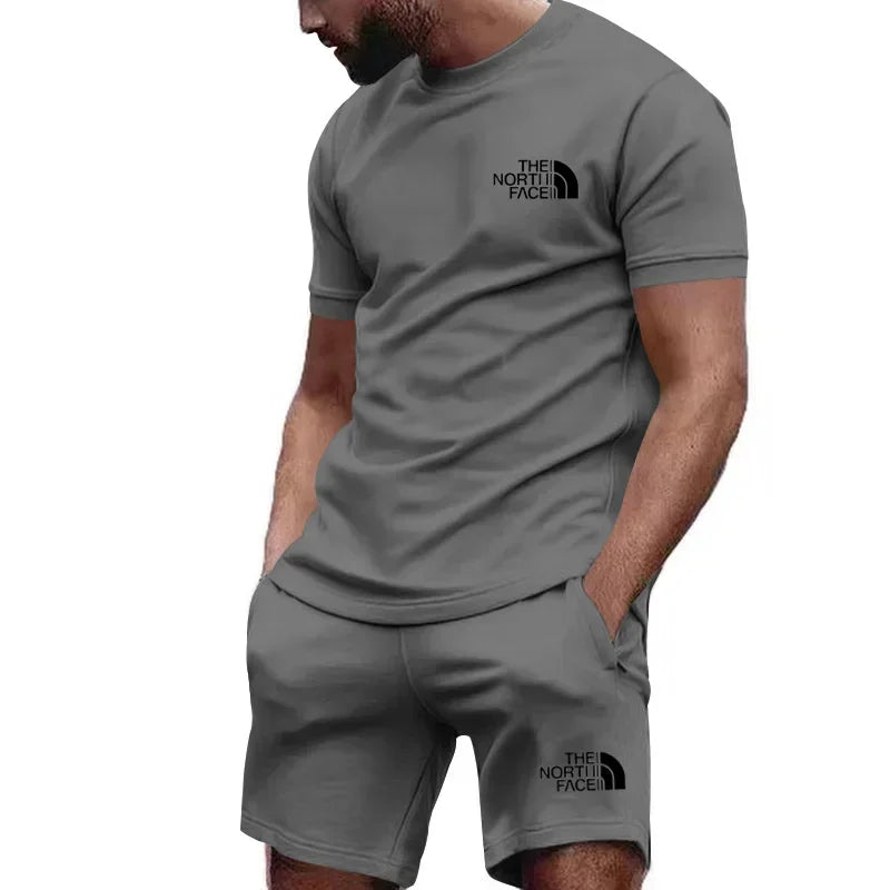 Fashion T-shirt shorts 2 piece set