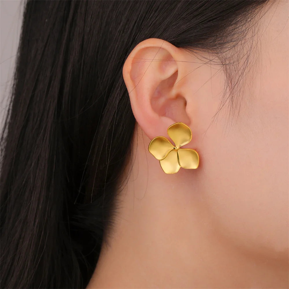 Big Flower Earrings