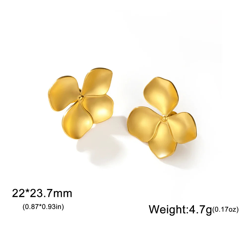 Big Flower Earrings