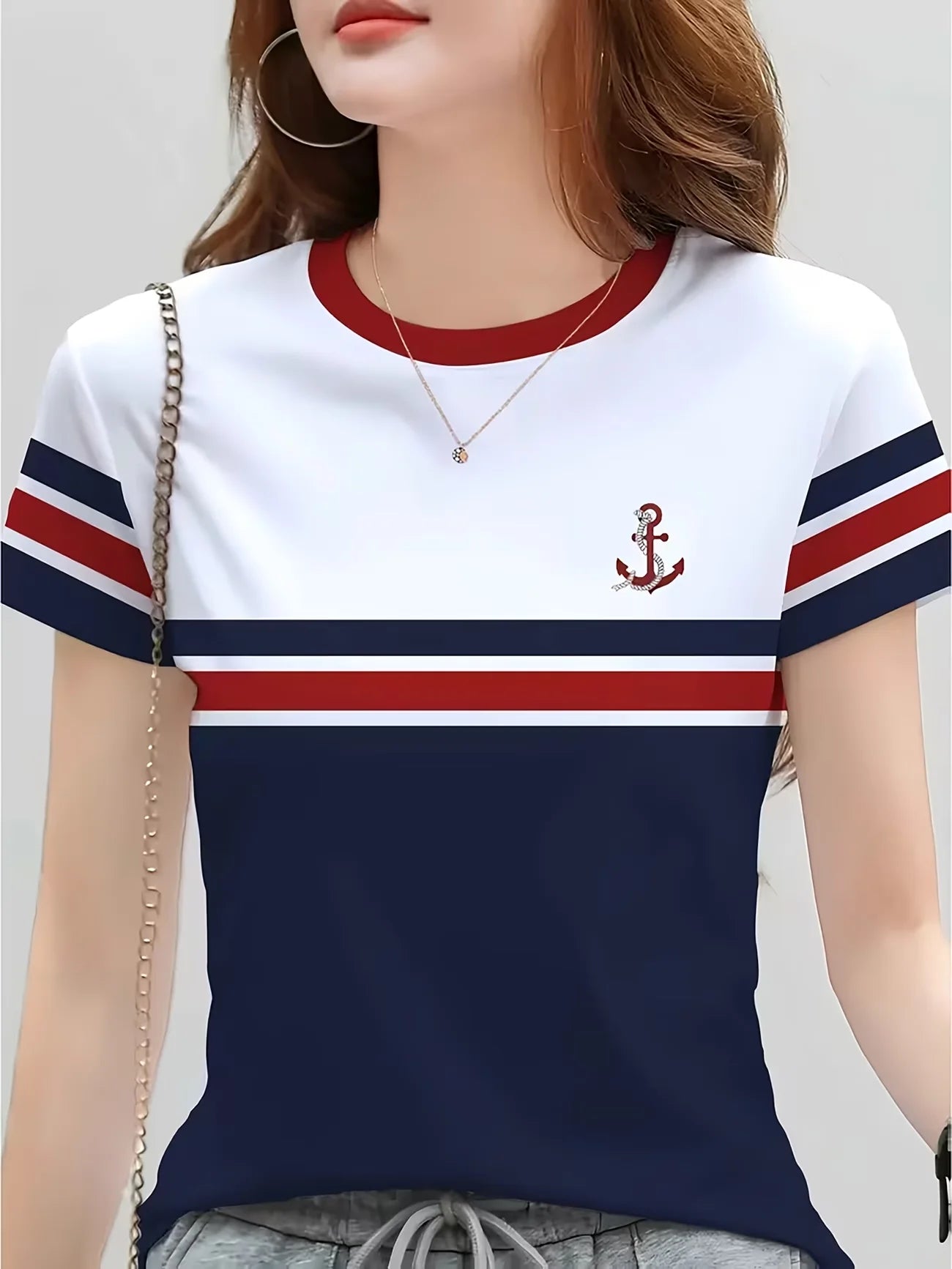 Women’s Graphic Summer Casual T-Shirts PB140AT4-HGXG19 Bazaare Mart Lady's T-Shirt