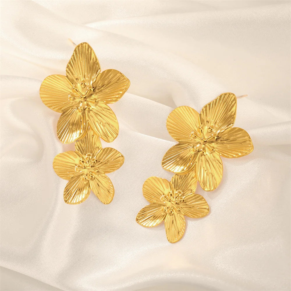 Big Flower Earrings
