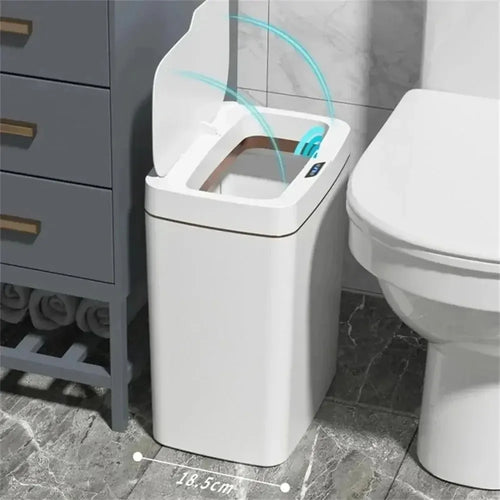 15L Smart Auto Bathroom Trash Can