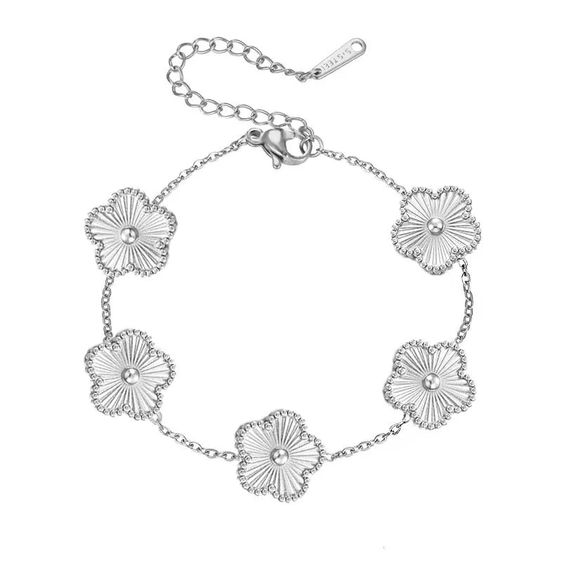 Stainless Steel Clover Bracelets