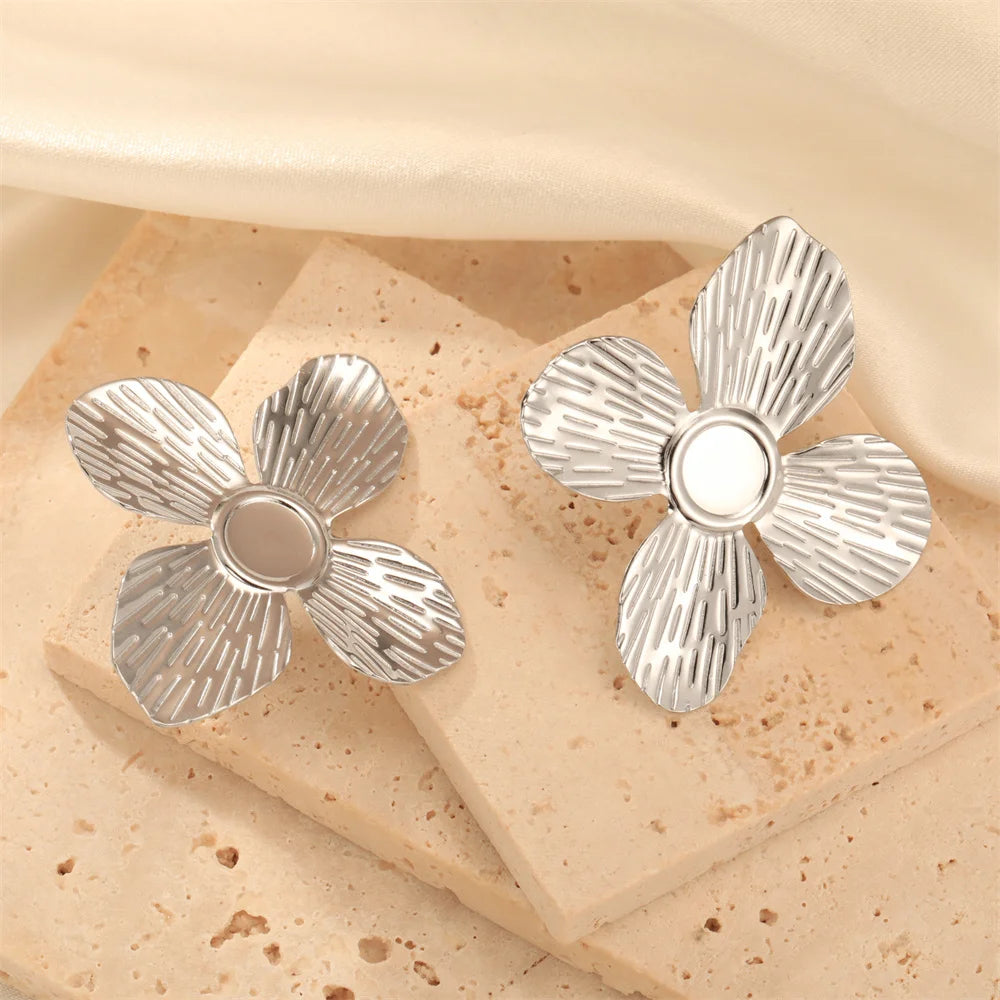 Big Flower Earrings