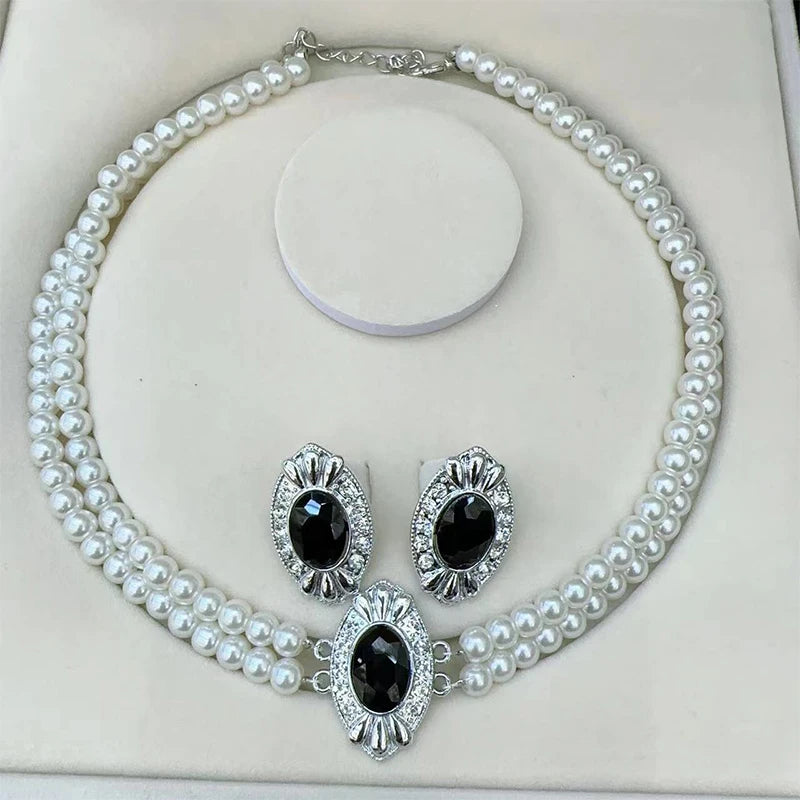 White Pearl Jewelry Sets 20 Bazaare Mart White Pearl Jewelry Sets