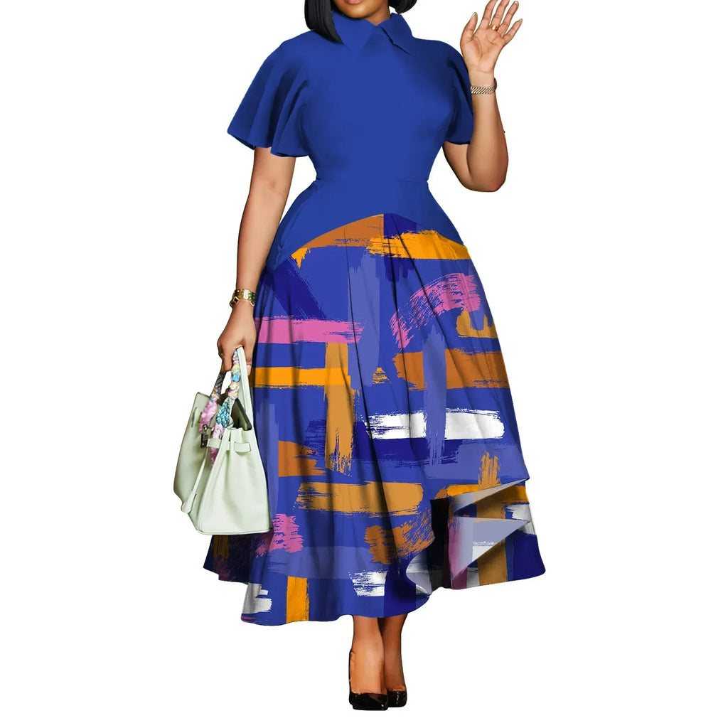 African Style Midi Dress Bazaare Mart Midi Dresses