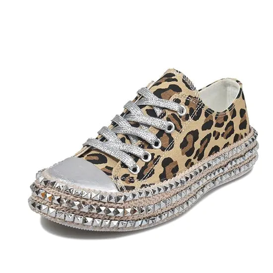 Women Sparkly Canvas Shoes