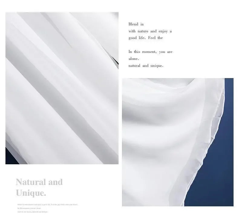 New Summer White Drape Chiffon Wide-Leg Pants Casual Chiffon Trousers Pants Women Clothing Loose High Waist Slim Skirt bd67 Bazaare Mart