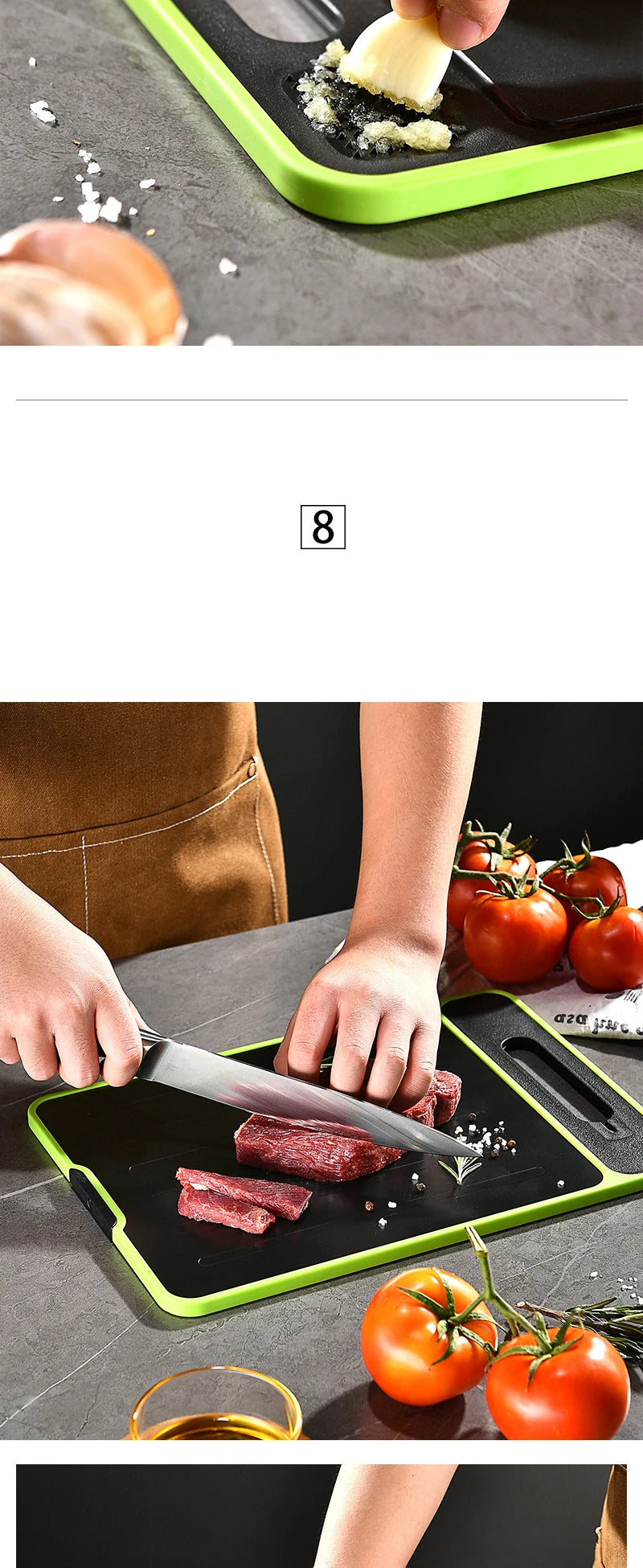 4 in 1 Double-Sided Thawing Cutting Board