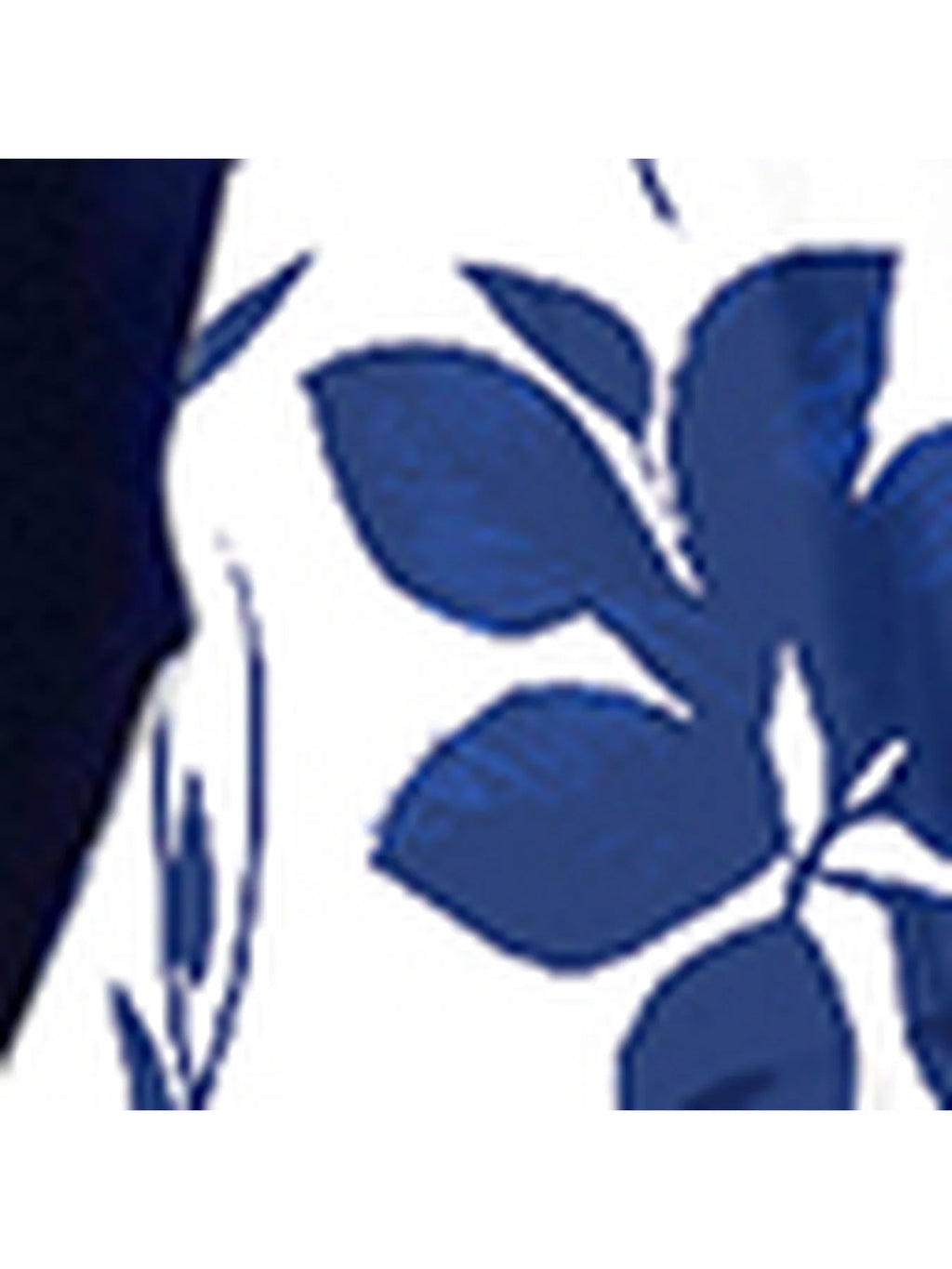 Plus Size Navy Blue Floral Tie Side Top & Wide Leg Pants 2 Piece Set | Women's Summer Casual Outfit Bazaare Mart 2pc Pants Set