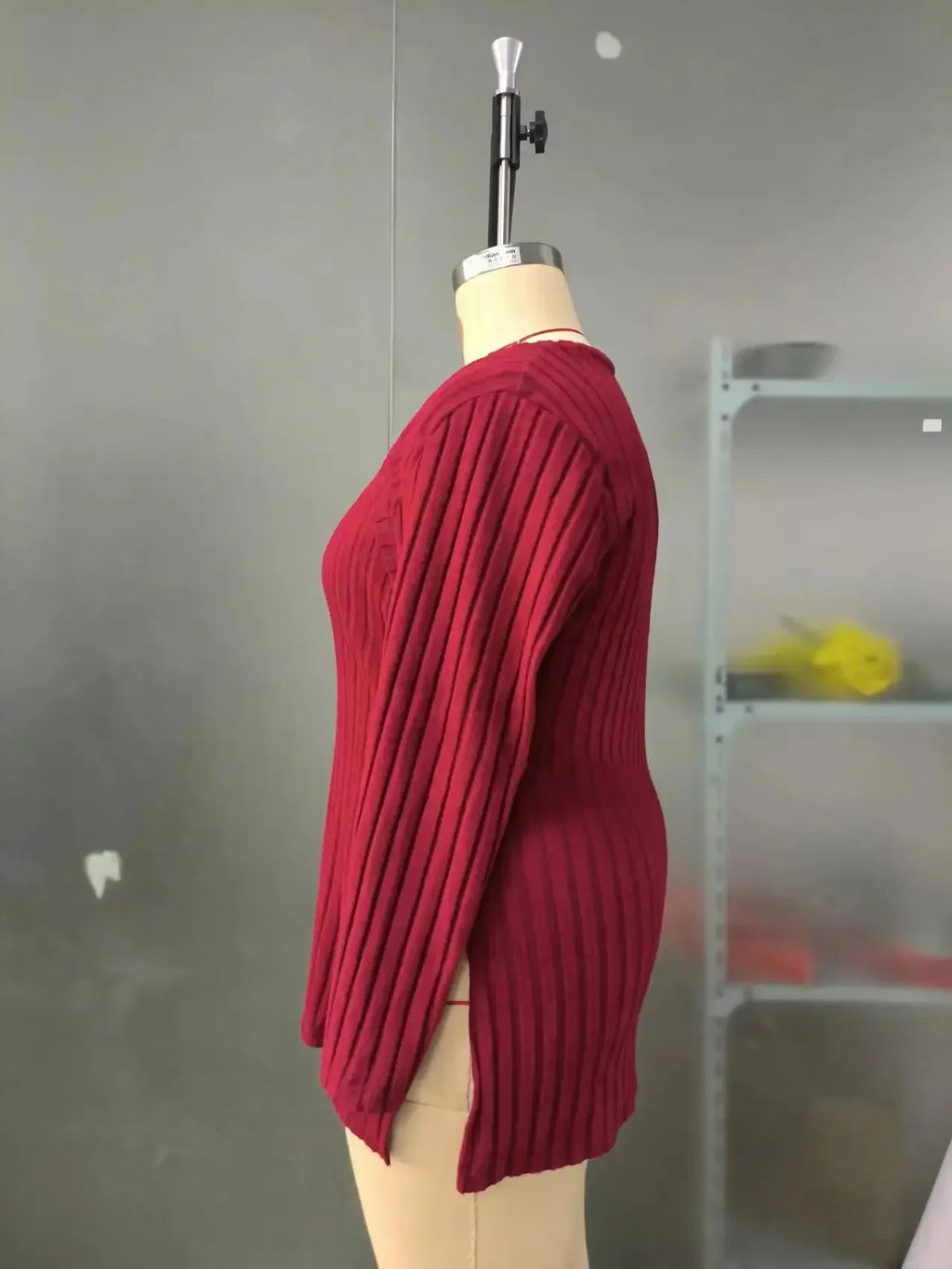 Plus Size New Autumn and Winter 1XL-5XL Women's Fashion Solid Color Sweater Ladies Square Neck Long Sleeved Casual Top Bazaare Mart