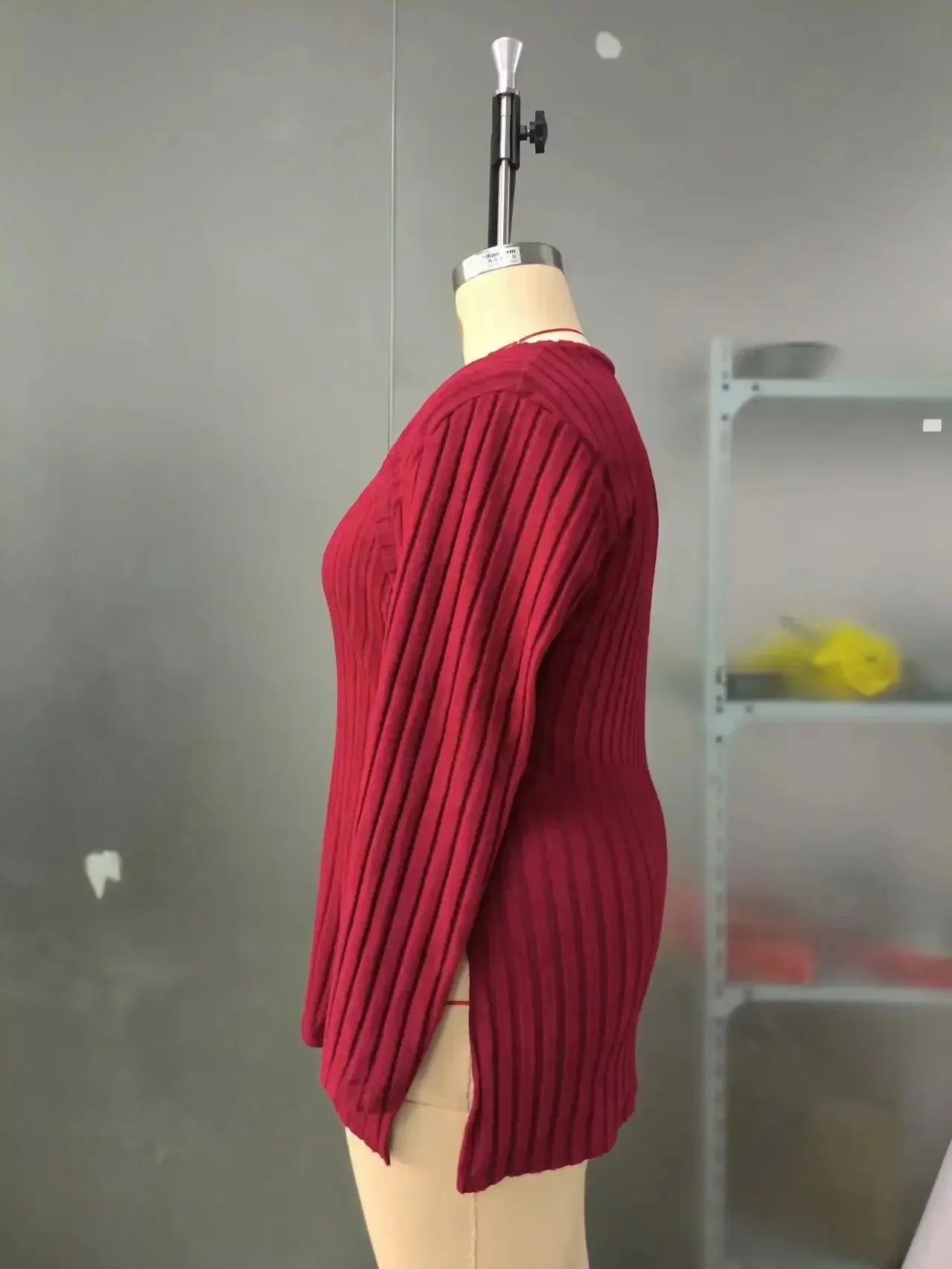 Plus Size New Autumn and Winter 1XL-5XL Women's Fashion Solid Color Sweater Ladies Square Neck Long Sleeved Casual Top Bazaare Mart