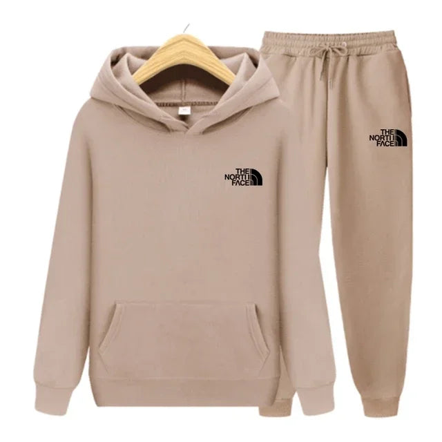 North Face Tracksuits Hoodie+Pants Set
