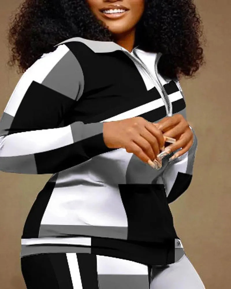 Light Weight Casual Printed Tracksuits