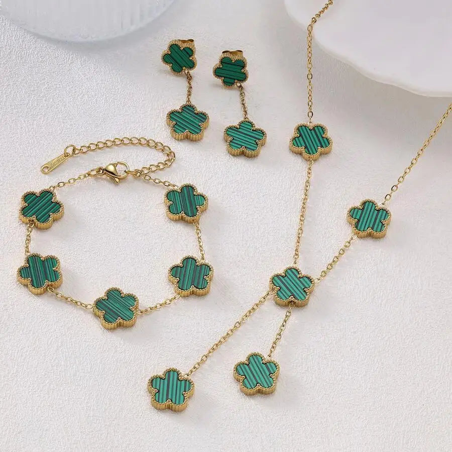Stainless Steel Flower Jewelry
