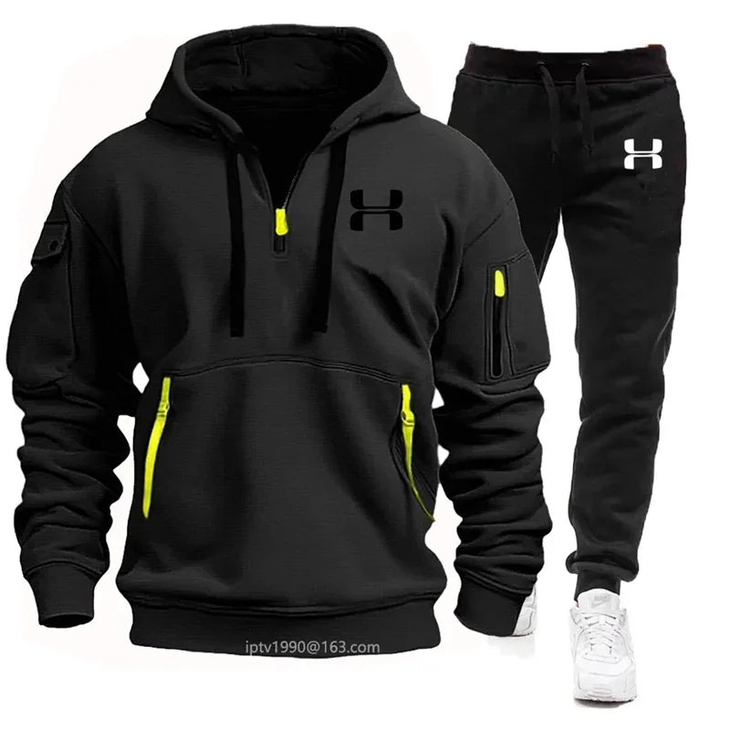 2 Toned Hooded Jogging Sets